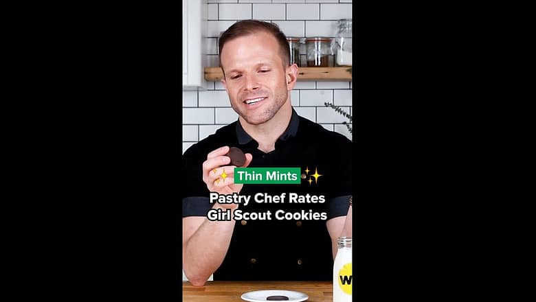 Pastry Chef Reviews Girl Scout Cookies #shorts