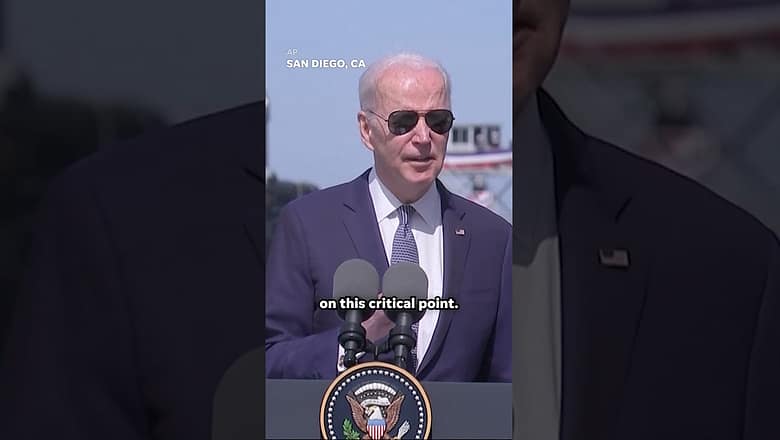 President Biden announces Australian nuclear-powered submarine deal to counter China #Shorts