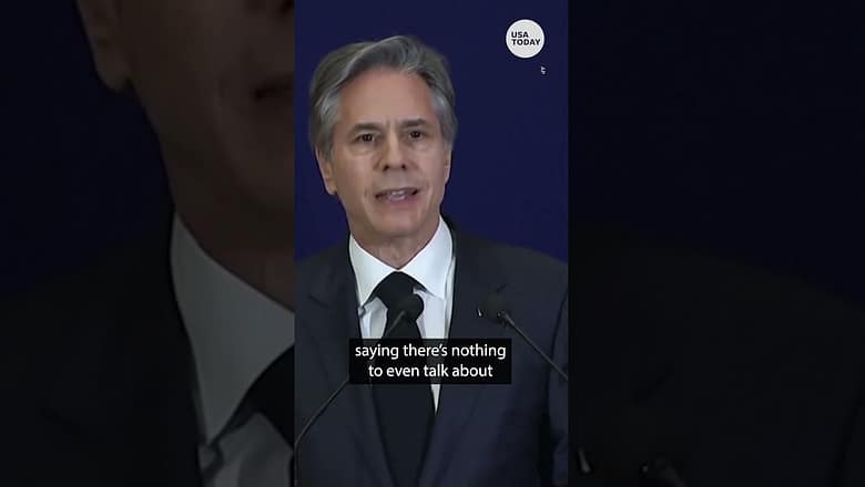 Secretary of State Antony Blinken meets with Russian Foreign Secretary Lavrov | USA TODAY #Shorts