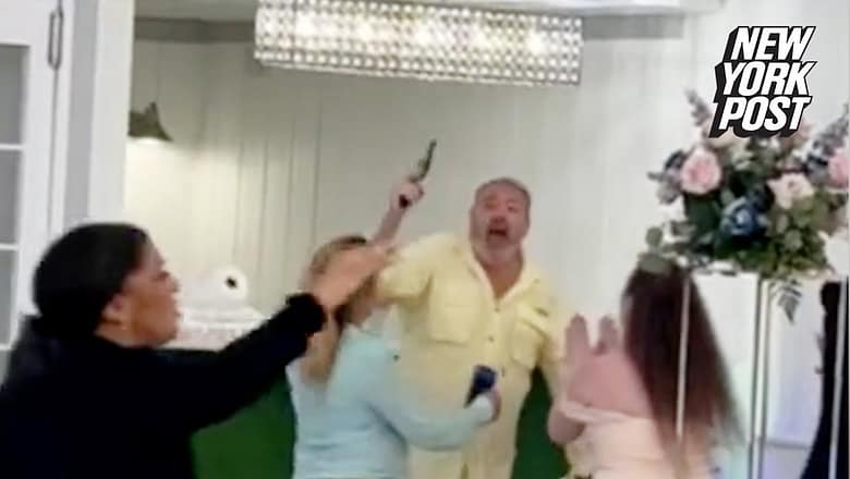 Wedding venue owner points gun at Florida newlyweds during reception: ‘Get out’ | New York Post
