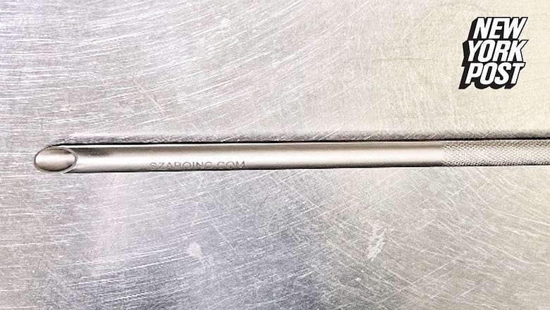 Chicago man arrested at Boston airport for carrying ‘vampire straw’ through security | New York Post