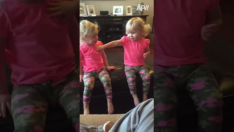 DOUBLE TROUBLE! The ABCD Face-Off Is Here ?♀️? #fail #funny #shorts #comedy #afv #funnykids