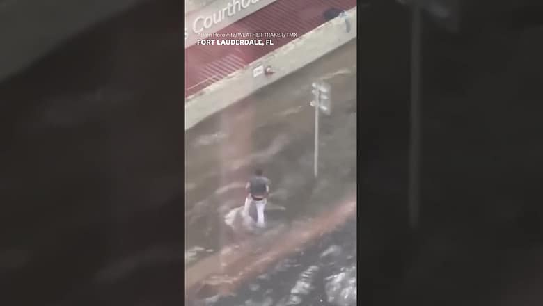 Fort Lauderdale soaked in over 2 feet of rain, forced to close airport #Shorts