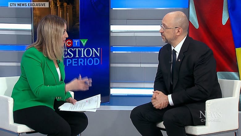 One-on-one with Ukraine’s Prime Minister Denys Shmyhal | CTV’s Question Period