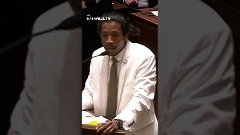 Tennessee Rep. Justin Jones calls out Republican hypocrisy ahead of expulsion vote #Shorts