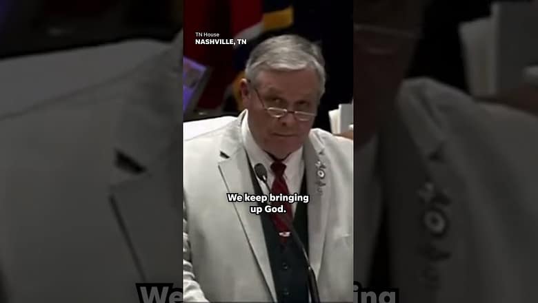 Tennessee Rep. Justin Jones tells GOP to ‘stop using God to justify bigotry’ #Shorts