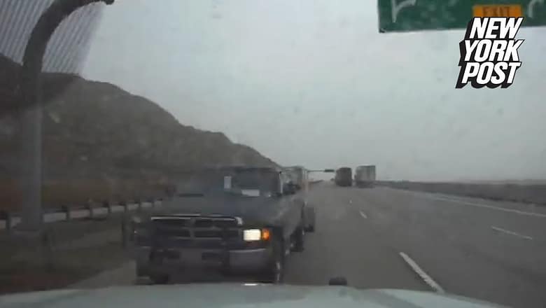 Utah trooper takes drastic action to stop wrong-way driver | New York Post