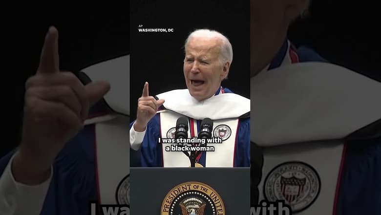 Biden to Howard graduates: January 6 insurrection put ‘dagger at the throat of democracy’ #Shorts
