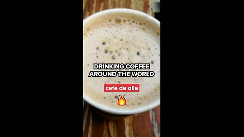 Drinking Coffee Around The World #shorts
