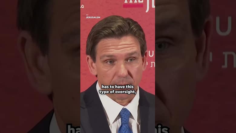 Florida Gov. Ron DeSantis calls Disney lawsuit against him ‘political’ #Shorts