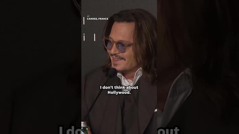 Johnny Depp at Cannes Film Festival: ‘I don’t have much need for Hollywood’ #Shorts