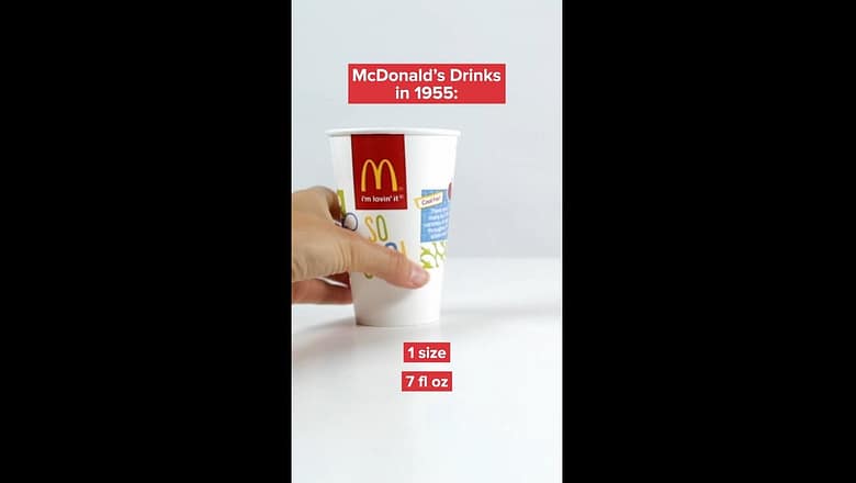 McDonald’s: 1955 Vs. Now #shorts