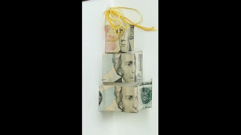 Pop-Up Graduation Money Card