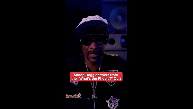 Snoop Dogg answers from the “What’s The Phobia?” Quiz