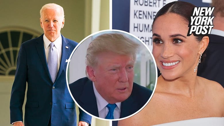 Trump: Meghan Markle ‘disrespectful’ to late Queen, slams ‘sleeping’ Biden for skipping coronation