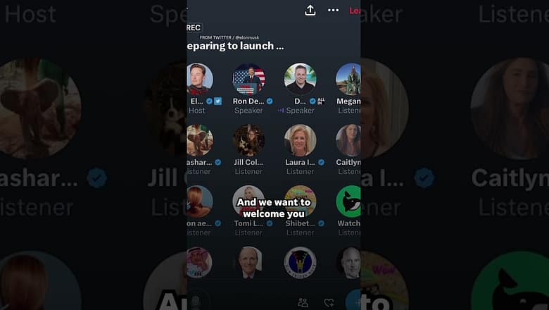 Twitter Spaces glitches, crashes during DeSantis presidential campaign launch #Shorts
