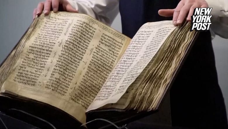 World’s oldest, most complete Hebrew Bible sold for $38.1M at auction | New York Post