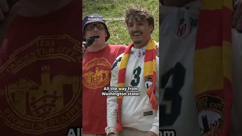 Competitors from around the world chase wheel of cheese down hill #Shorts
