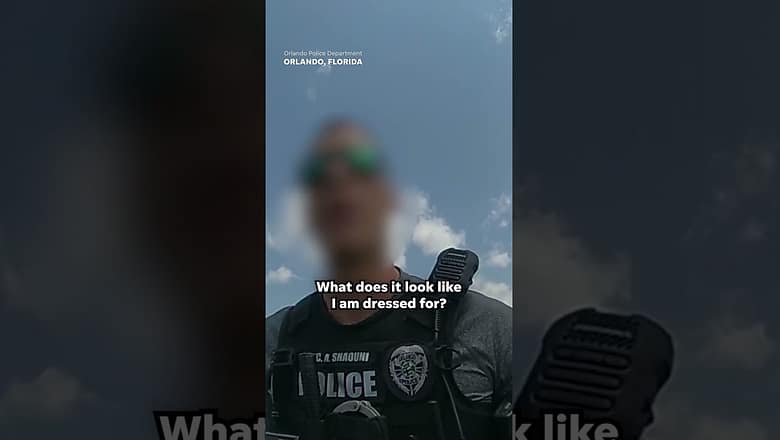Police officer pulled over for speeding flees traffic stop #Shorts