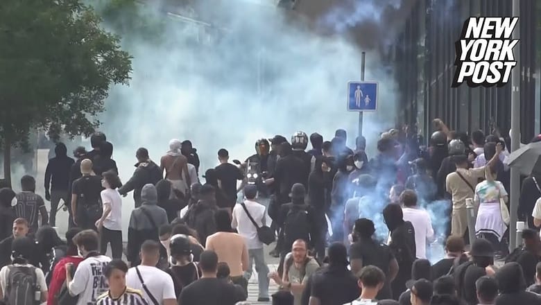 Protests erupt in France after police fatally shoot 17-year-old boy