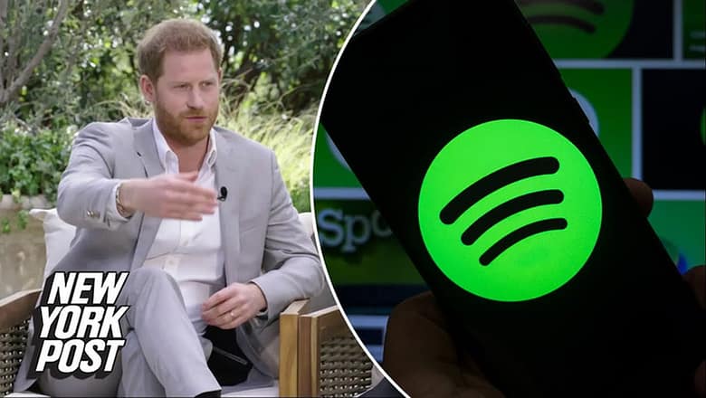 Spotify bosses ‘horrified by Prince Harry’s Oprah comments’