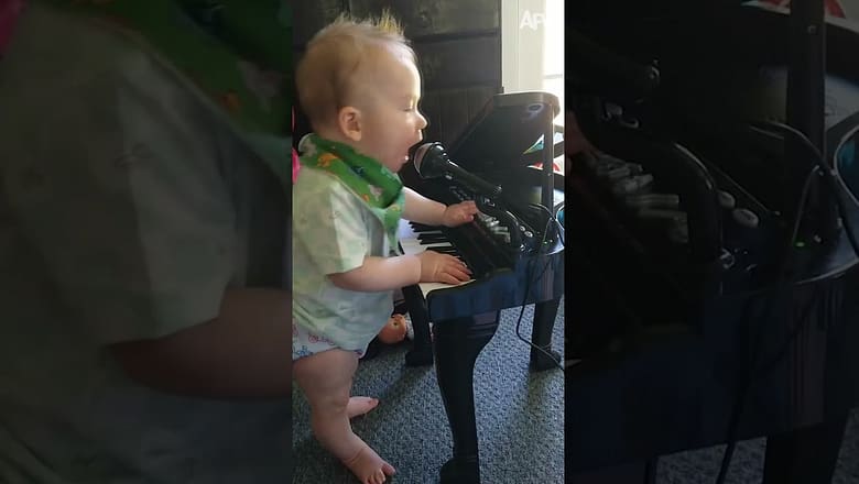 This baby is born to be a star! #shorts