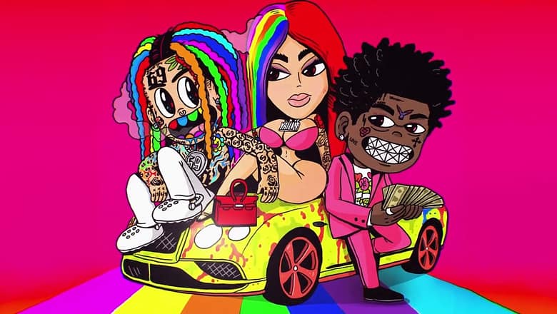 6ix9ine – Shaka Laka (feat. Kodak Black & Yailin la Mas Viral) (Official Visualizer)