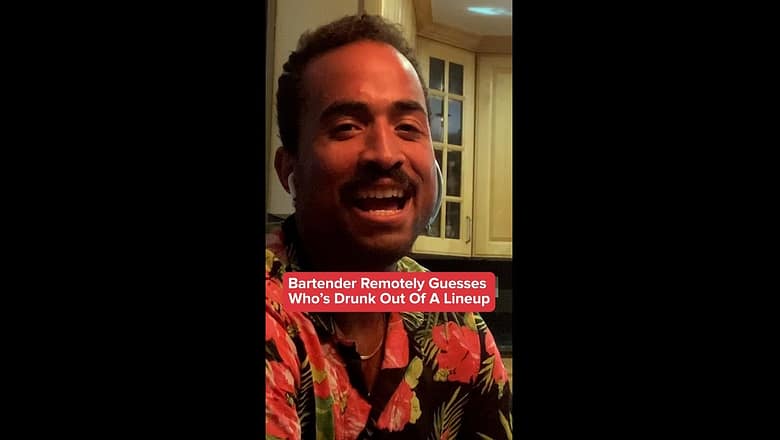 Bartender Remotely Guesses Who’s Drunk Out Of A Lineup