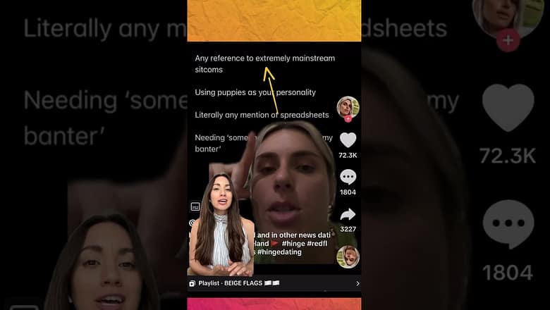 Here’s what TikTok’s trendy term ‘beige flag’ really means #Shorts
