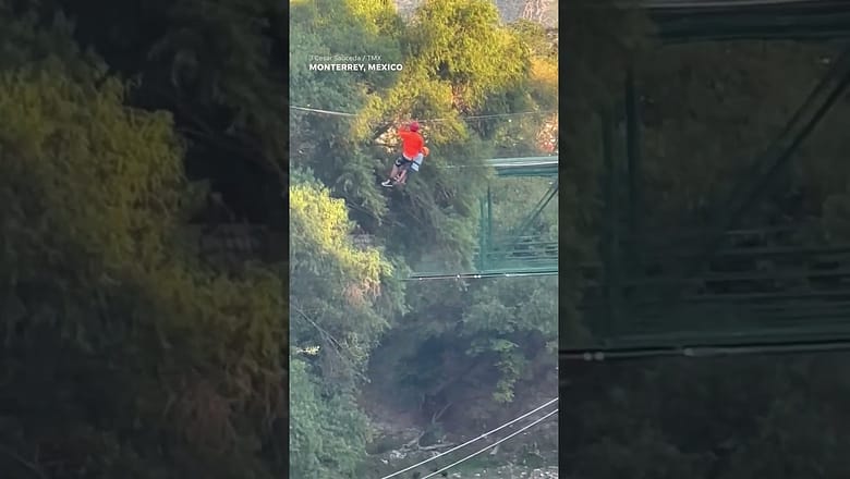 Terrifying video shows 6-year-old boy falling from zipline #Shorts