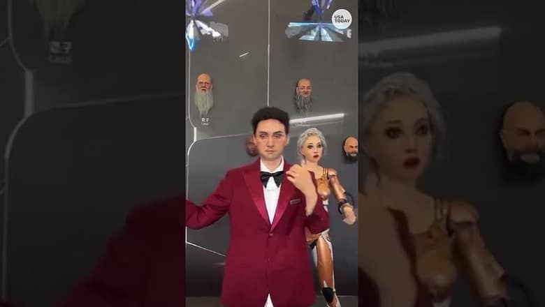 ‘Bionic men’ robots on display at 2023 World Robot Conference #Shorts