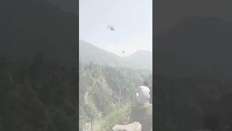 Dramatic moment rescuers attempt to save children stuck in cable car #Shorts