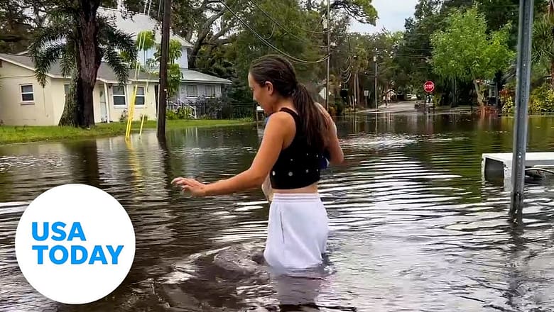 Idalia aftermath shows downed power lines, flooding and damaged homes | USA TODAY