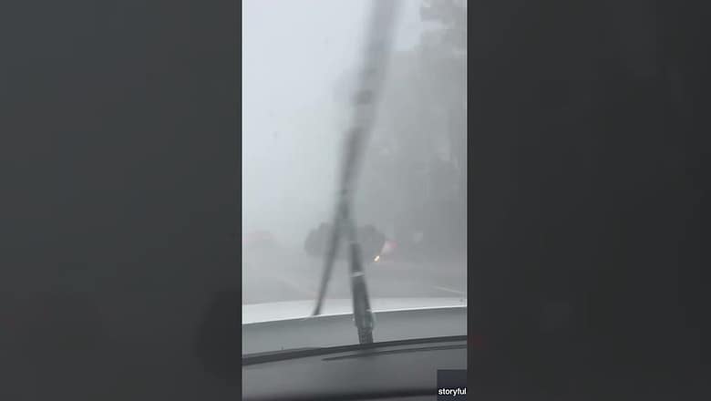 Idalia: Tornado confirmed in South Carolina, sends car flying into air #Shorts