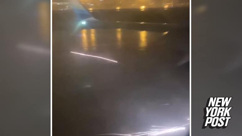 Passengers flip out on Alaska Airlines flight as sparks fly during rough landing