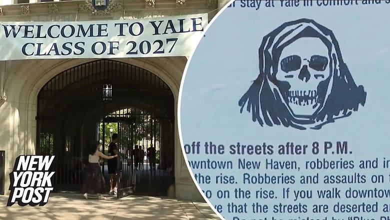 Yale students welcomed to campus by ominous Grim Reaper crime survival guides: ‘Good luck’