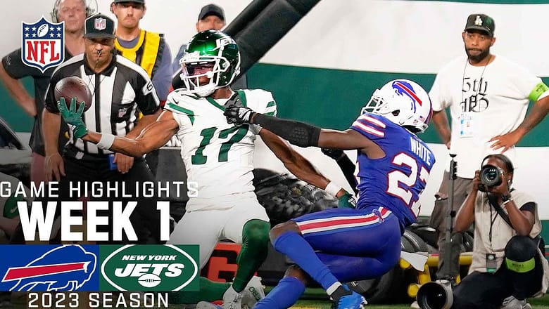 Buffalo Bills vs. New York Jets | 2023 Week 1 Game Highlights