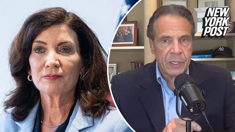 Disgraced ex-NY Gov. Andrew Cuomo urges Kathy Hochul to sue Biden for migrant ‘fiasco’