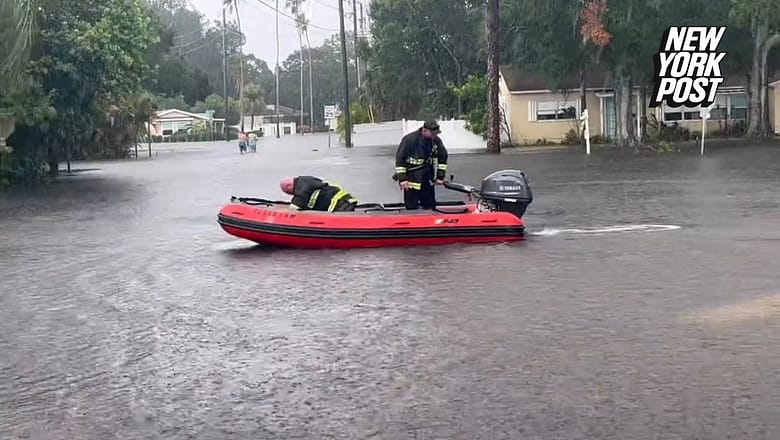 Dozens Rescued in St Petersburg, Florida, Following Hurricane, Officials Say
