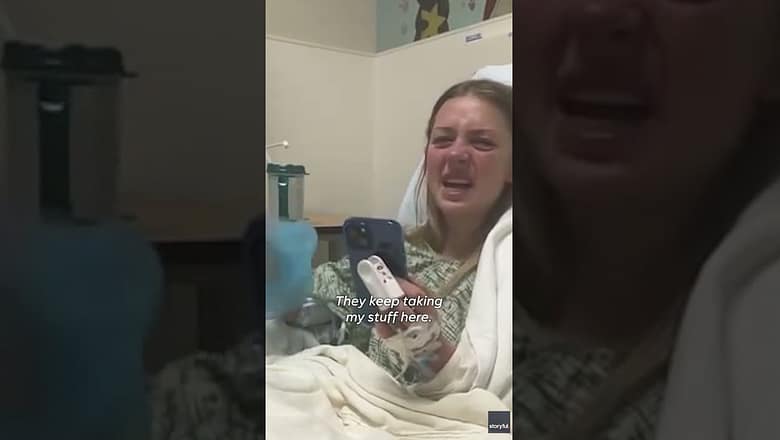 Girl cries over missing hairnet after surgery, ‘they took my hat!’ #Shorts