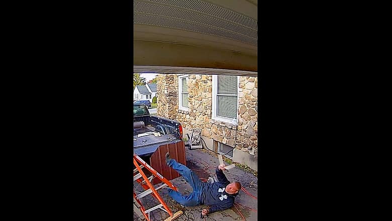 His grandkids still don’t have their slide! #funny #fails