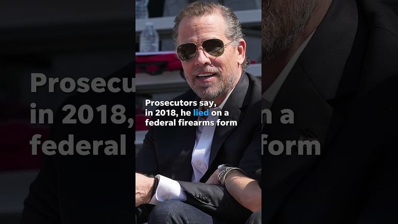 Hunter Biden indicted on federal gun charges, lying about addiction #Shorts