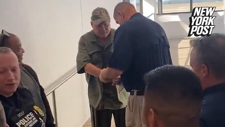 Louisiana fugitive Greg Lawson laughs as he’s captured in Mexico after 32 years on the run