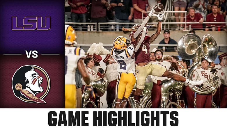 LSU vs. Florida State Game Highlights | 2023 ACC Football