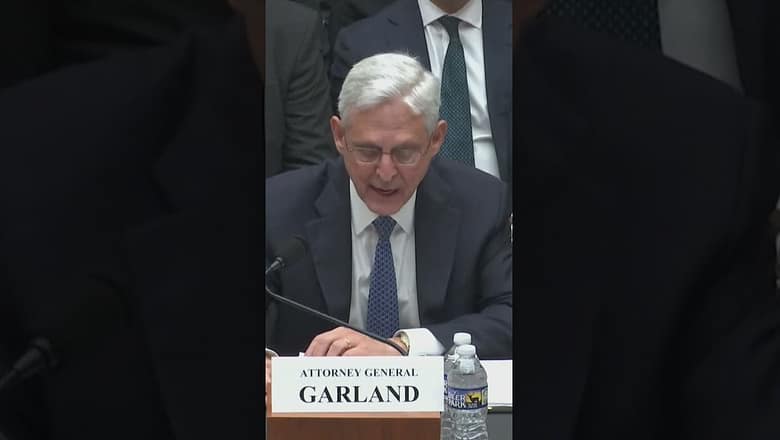 Merrick Garland tells Congress ‘I am not the president’s lawyer’ #Shorts