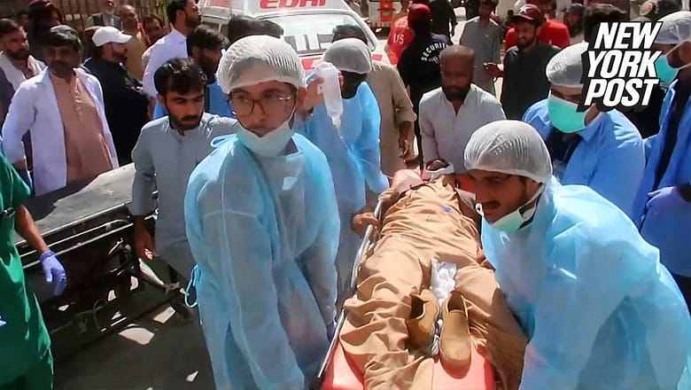 Suicide blast in Pakistan kills at least 52 people, more than 50 injured