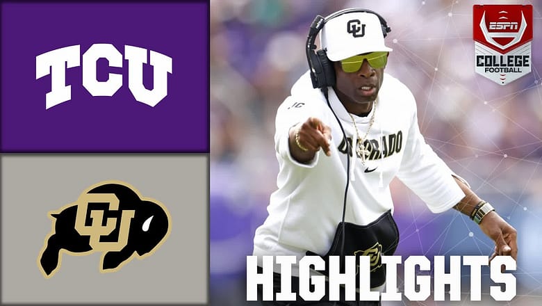 The Sanders’ Debut ? Colorado Buffaloes vs. TCU Horned Frogs | Full Game Highlights