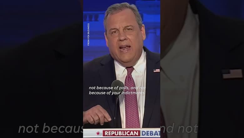 Trump called ‘Donald Duck’ by Chris Christie during second GOP debate #Shorts