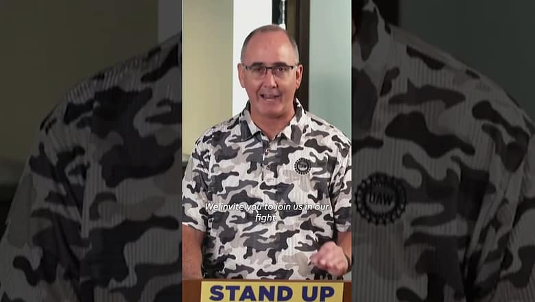 UAW significantly expands strike targeted at GM and Stellantis #Shorts