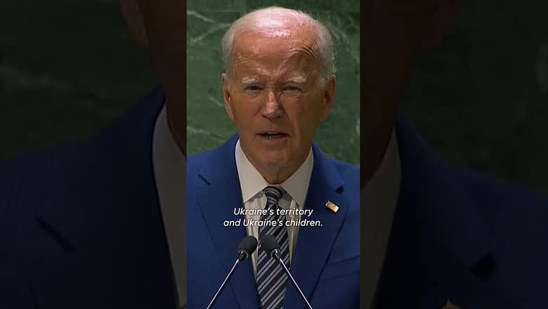 Zelenskyy addresses nuclear weapons threats in UNGA speech #Shorts